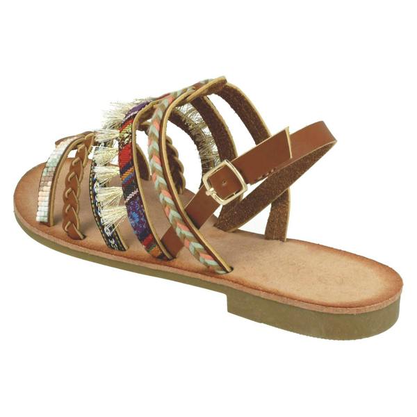 Savannah Ladies Savannah Braided Slingback Sandals