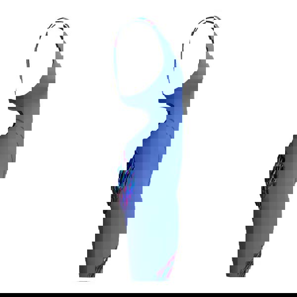 Speedo Girls Fastskin LZR Ignite Kneeskin in blue multi abstract design