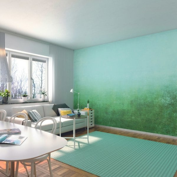 Origin Murals Ombre Gradient Wall Mural  - Green