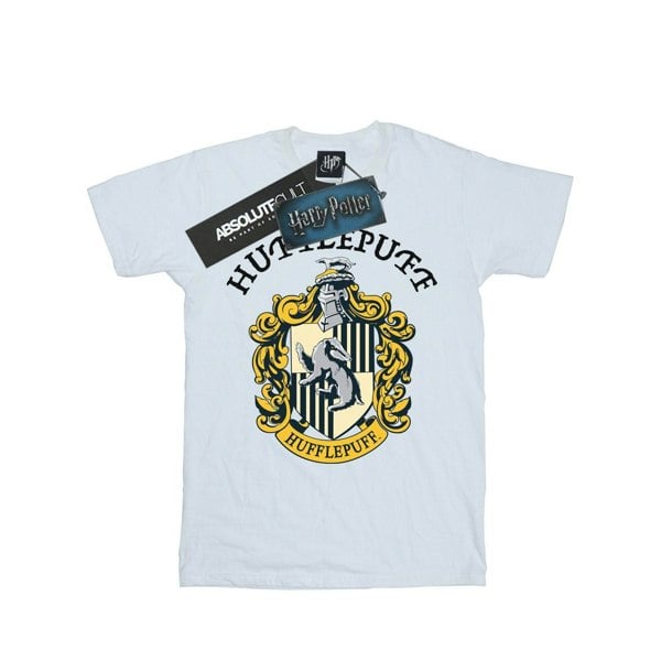 Harry Potter Girls Hufflepuff Cotton T-Shirt - White