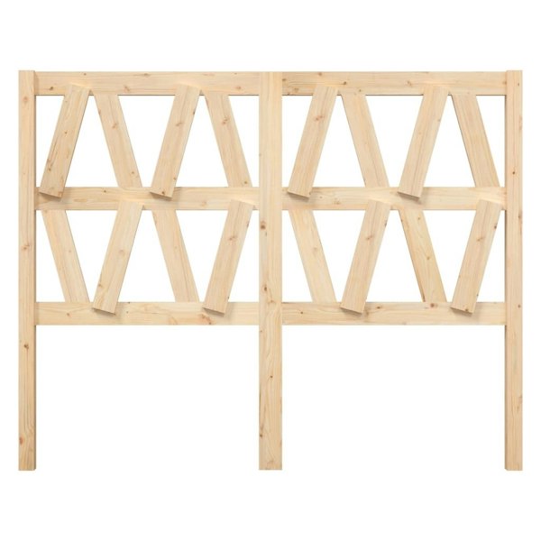 Berkfield Bed Headboard 146x4x100 cm Solid Wood Pine