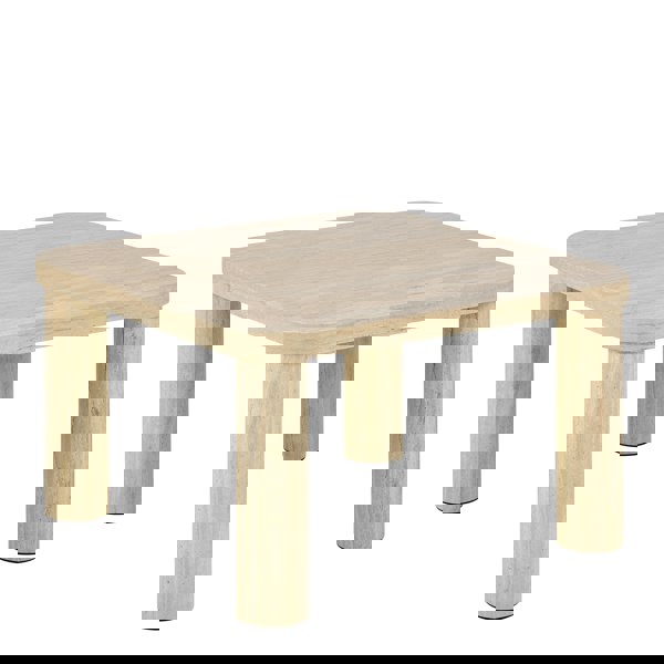 Furniture To Go Solano Square Coffee Table in Light Travertine 60 x 60 cm