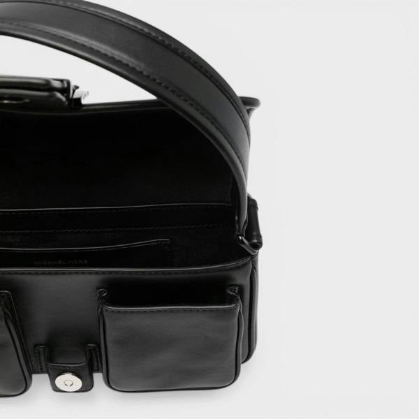 Michael Kors Colby Buckle Flap Bag Black