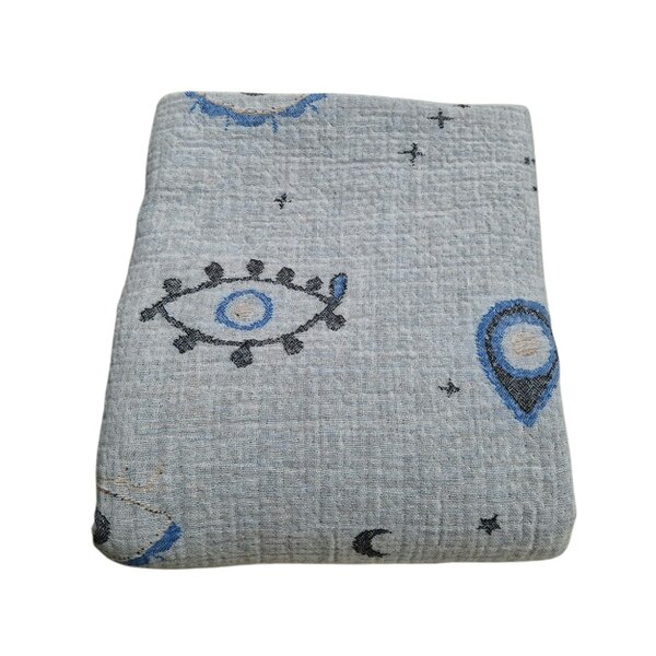 Cotton and Olive Boncuk Muslin Cotton Throw vs Towel