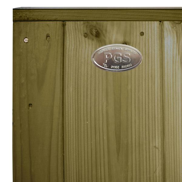 3 pack fence panel ultimate vertical t&g [w.6ft x h.1ft] 1