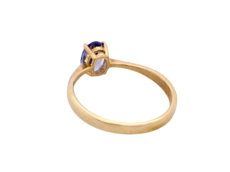 Vintage Tom A single stone Tanzanite dress ring