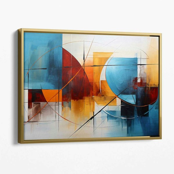 Artze Wall Art Abstract Art Print of Painting 'Congressional Unity" Canvas
