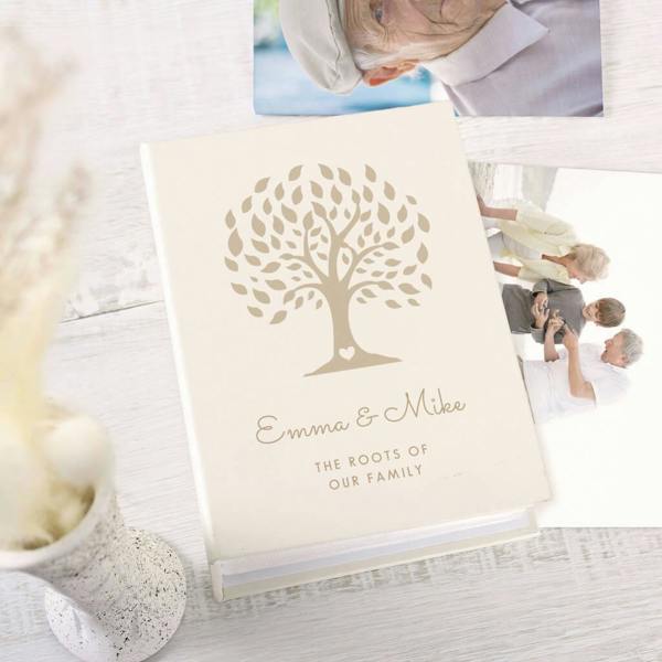 Personalised Family Tree Photo Album With Sleeves - main product image