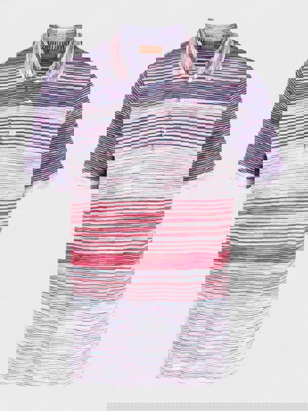 Missoni Space Dye Short Sleeve Polo Shirt