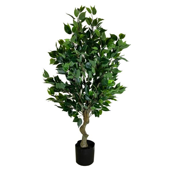 Leaf 100cm Leaf Realistic Artificial Ficus Tree / Plant Bush Ficus