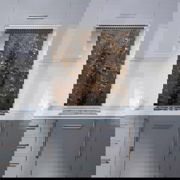 Warren Reed - Designer Bronze Quartz Effect Kitchen Splashback