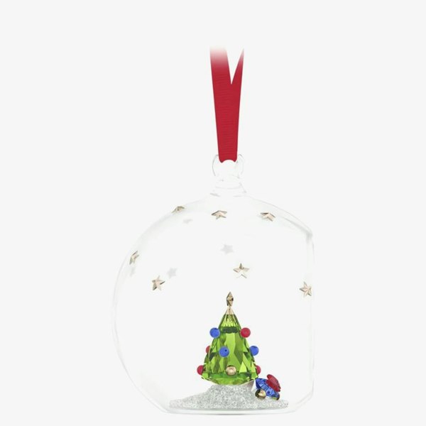 Swarovski Holiday Cheers Christmas Tree And Gifts Ball Ornament 5681633