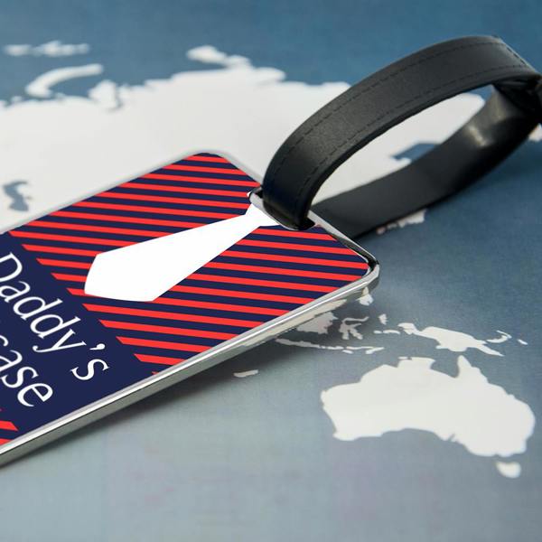 Abode Home & Gifts Gentlemen's Shirt And Tie Luggage Tag