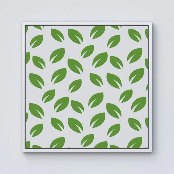 Warren Reed Leaves Pattern Framed Canvas