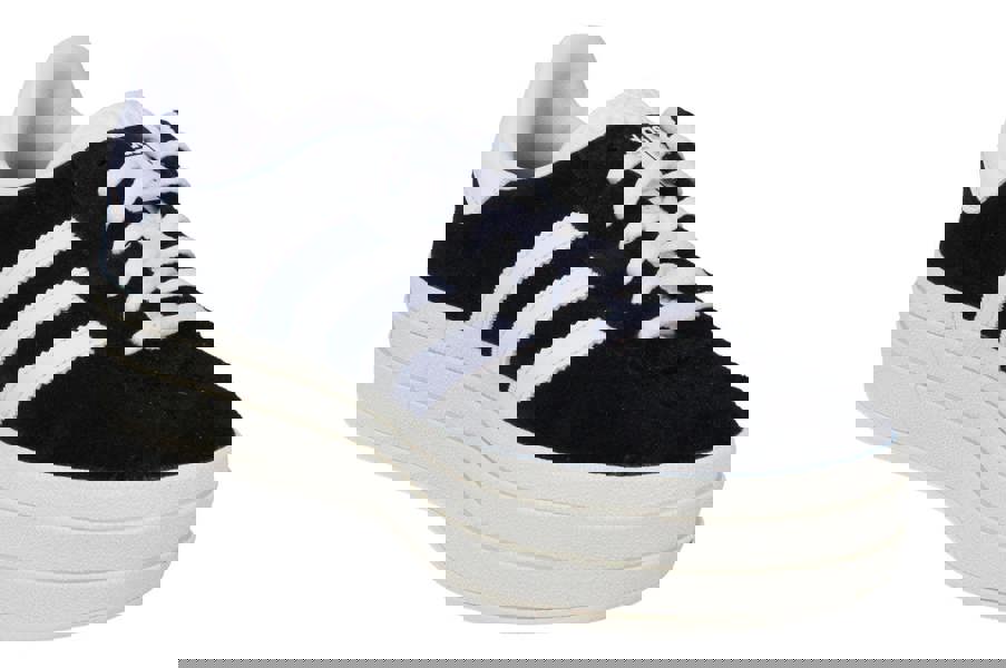 Adidas Originals Gazelle Bold Womens Trainers Sneakers  HQ6912 - Black White Hq6912 - Photo 3