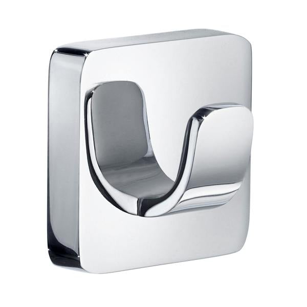 Polished chrome towel hook
