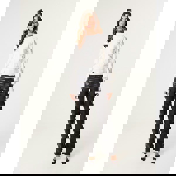 Blue Vanilla Puff Sleeve Textured Jumper