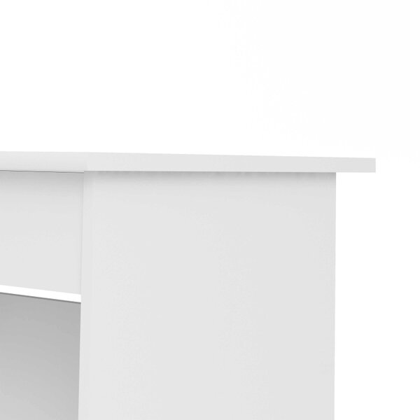 Wyld Haus Billabong White Wooden 4 Drawer Desk