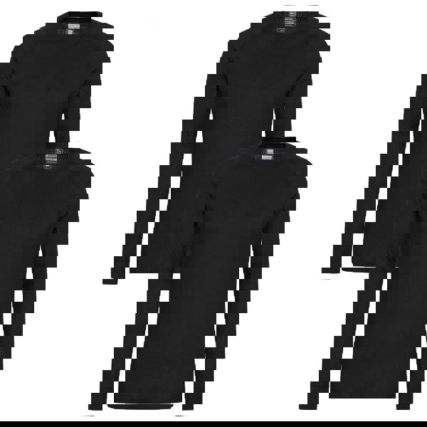 Mountain Warehouse Mens Talus Base Layer Top (Pack of 2) - Black - 