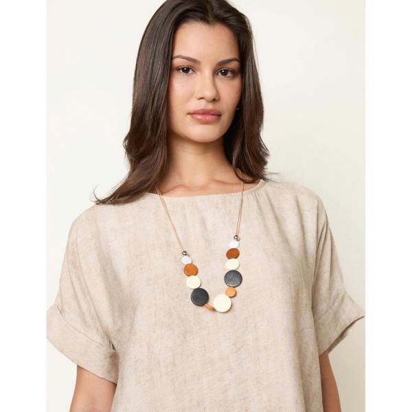 Blue Vanilla Washed Effect Tunic Dress