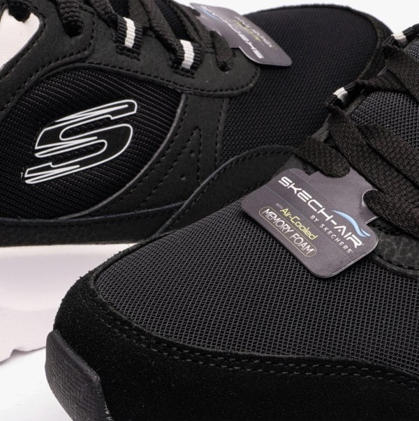 Skechers 232646/BKW SKECH-AIR COURT - HOMEGROWN Mens Trainers Black