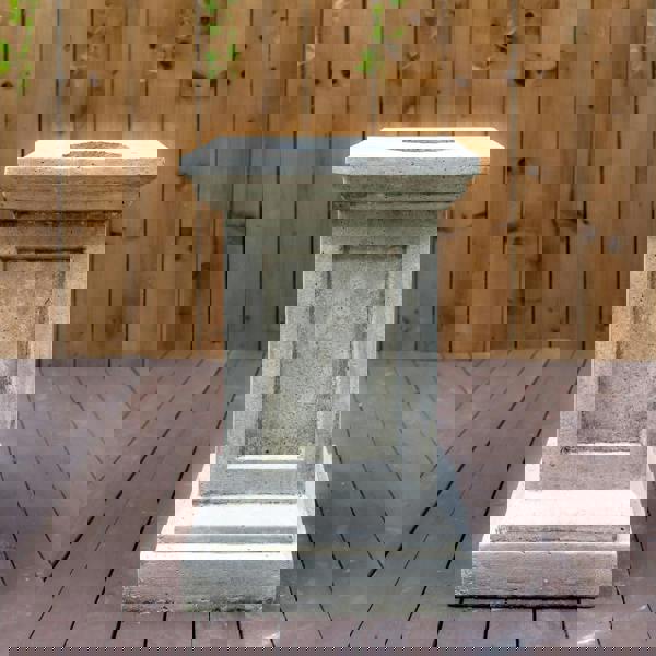 Very Large Square Plinth Victorian Pedestal Column