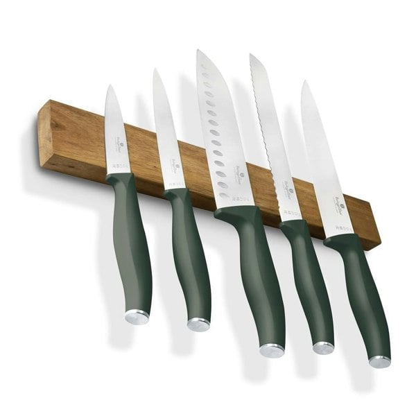 6 pcs knife set Berlinger Haus BH2978 Matte Green