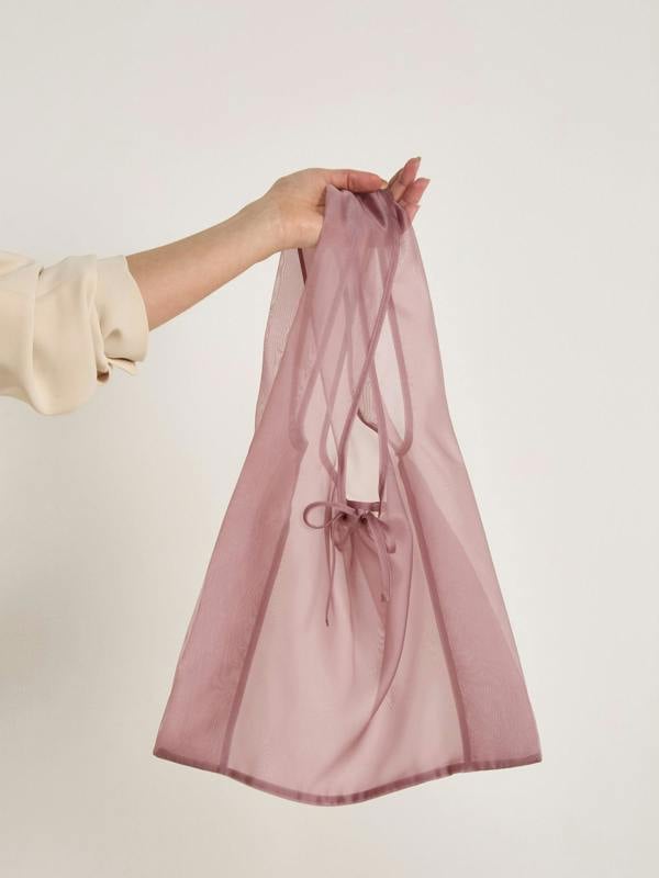 GWD Organza Bags Orchid and Nude
