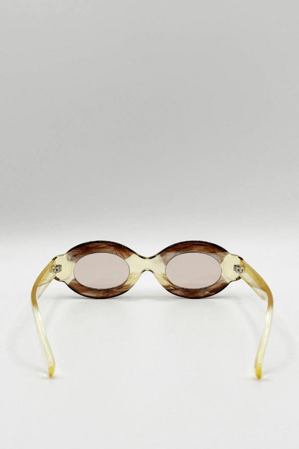 SVNX Bold Oval Sunglasses