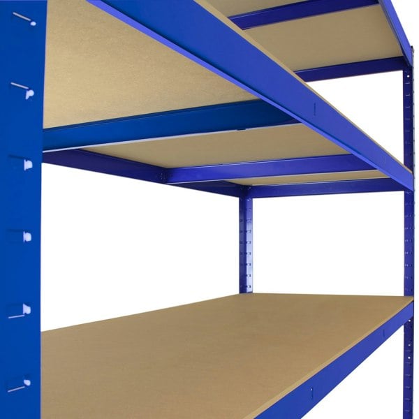 Monster Racking T-Rax 3 x Extra Wide Storage Shelves - Blue (160cm W, 60cm D)