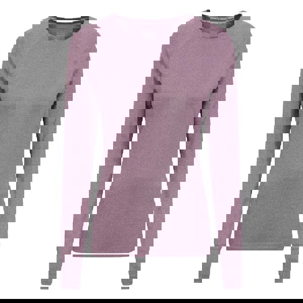 Mountain Warehouse Womens/Ladies Stance Soft Touch Long-Sleeved T-Shirt - Berry