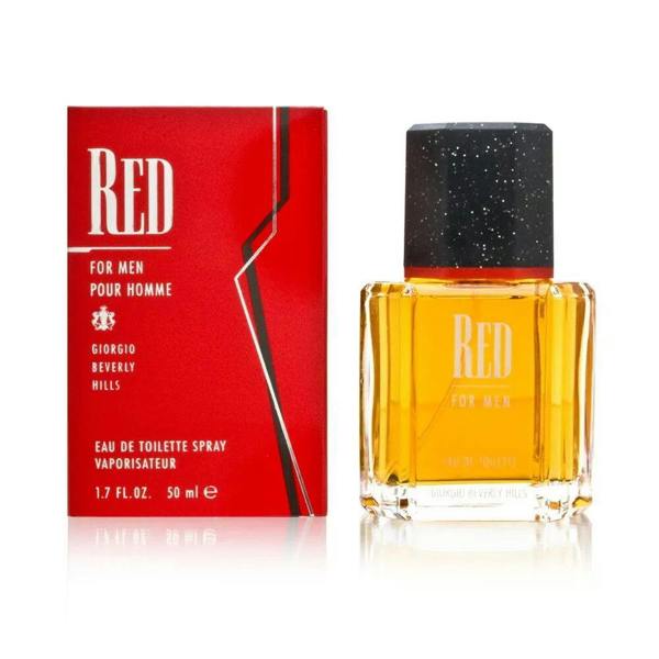Giorgio Beverly Hills Red For Men 50ml Eau De Toilette EDT Spray For Him