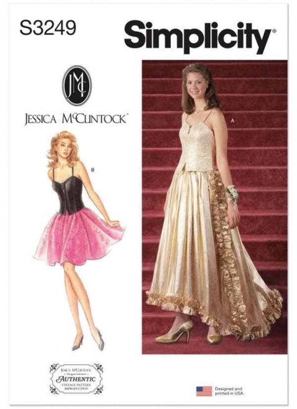 Simplicity Sewing Pattern 3249, Dresses, Vintage Style for Women, H5 (6-8-10-12-14) - Intermediate