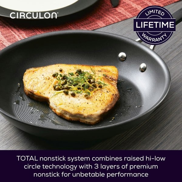 Circulon Momentum Hard Anodised Frying Pan - 22cm