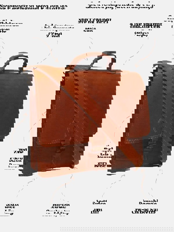 Berber Leather The Casablanca Mini Satchel in Light Brown