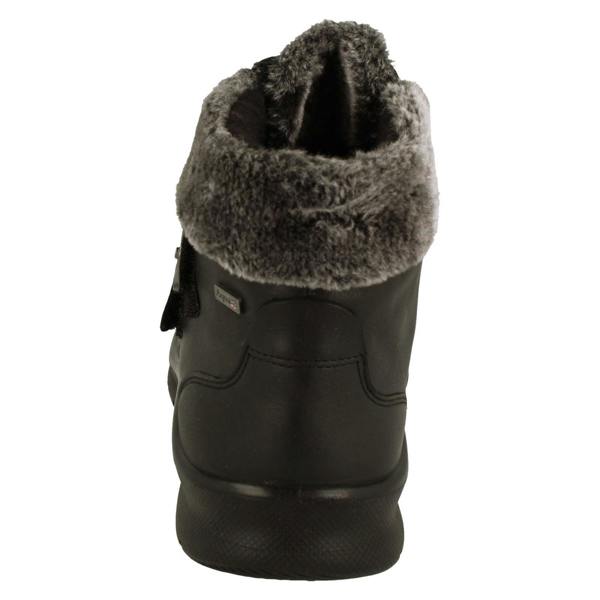 Padders Ladies Padders Dual Fit Ankle Boots With Aqua Membrane Havana