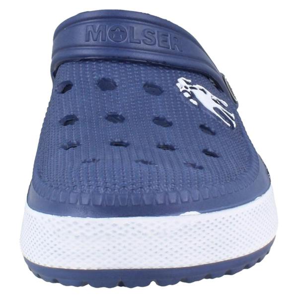 Mens Molser Slip On Clog with Ankle Strap MR-CH3073-M
