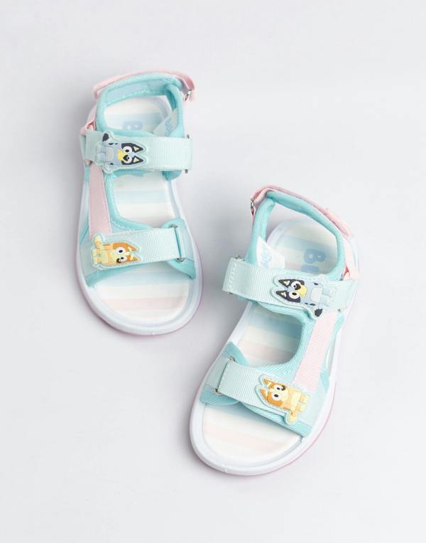 Vanilla Underground Bluey Girls Multicoloured Bingo & Bluey Sandals