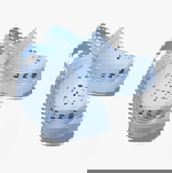 Crocs 207521-4NS CLASSIC CRUSH Womens Clogs Blue Calcite