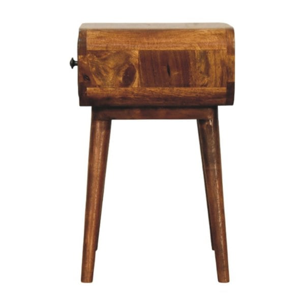 Artisan Furniture Avora Mini Chestnut Nightstand with 1 drawer