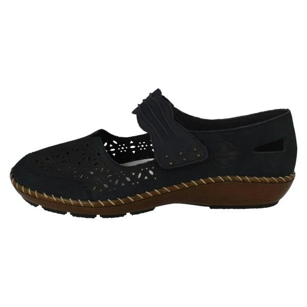 Rieker Ladies Rieker Cut Out Detailed Mary Jane Shoes 44896