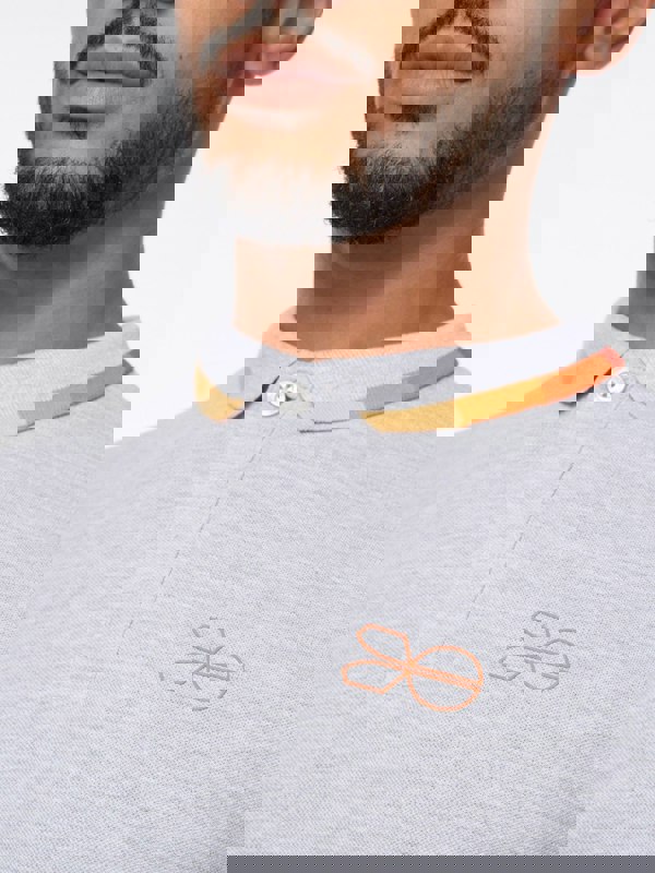 Crosshatch Chemfort Polo Grey Marl