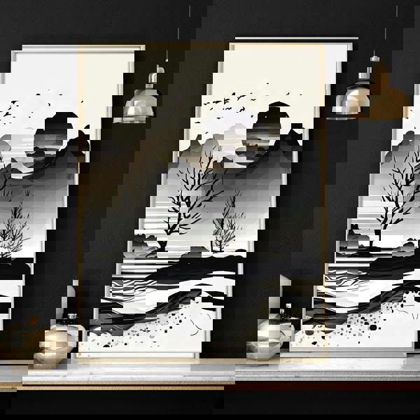 Large Living Room Pictures | Set of 3 wall art prints