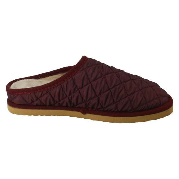 Padders Ladies Padders Quilted Design Slip On Extra Wide Mule Slippers Thetis