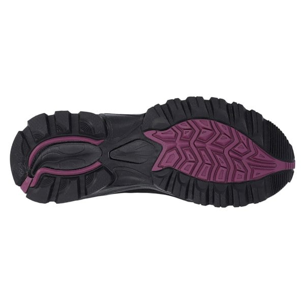 Hi-Tec Jackdaw Mid WP Polyester Women's Black/Burgundy Hiking Boots