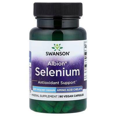 Swanson Albion Selenium, 200mcg - 90 vcaps