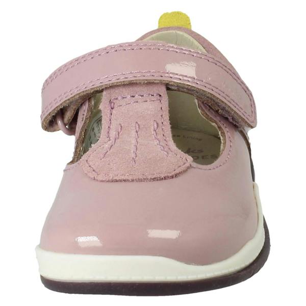 Clarks Girls Clarks Casual T-Bar Shoes Noodle Bright T