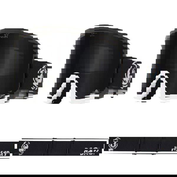 Dragon DX3 PLUS OTG - Nouveau Black with Lumalens Red Ionized & Lumalens Dark Smoke Lens