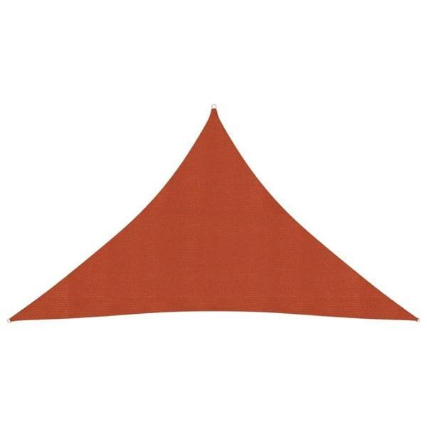 Berkfield Sunshade Sail 160 g/m�__ Terracotta 3.5x3.5x4.9 m HDPE