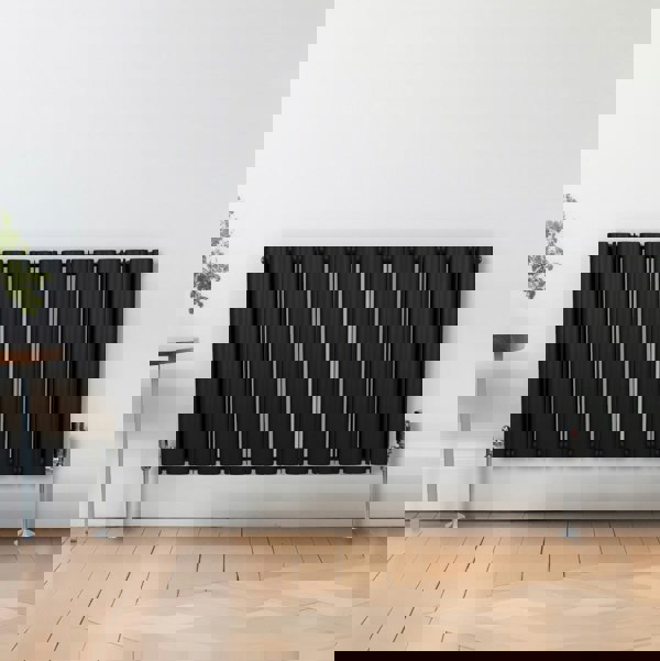 Monstershop Oval Column Radiator – 600mm x 1200mm – Black